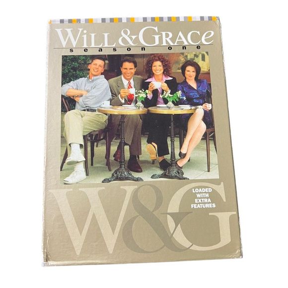 Will And a Grace Season One DVD Set 4 Discs With Outer Case Debra Messing - Picture 1 of 12